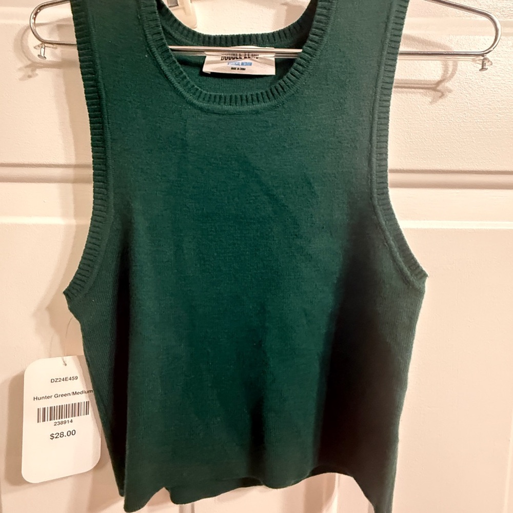 Double Zero Forest Green Tank Top